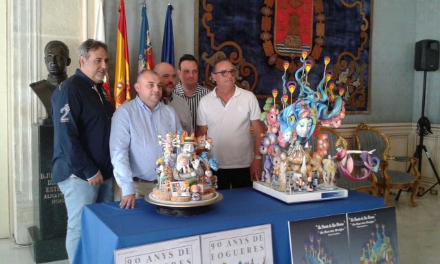 Pedro Espadero y Sergio Gómez construirán las hogueras oficiales de Alicante