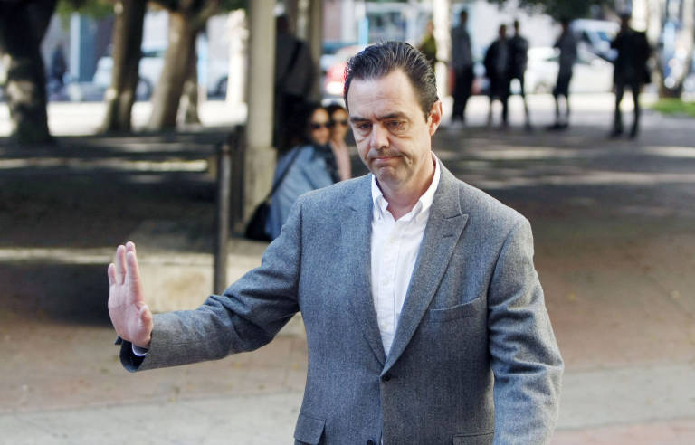 Miguel López, en una de sus periódicas comparecencias ante el juez. Foto: EFE - 