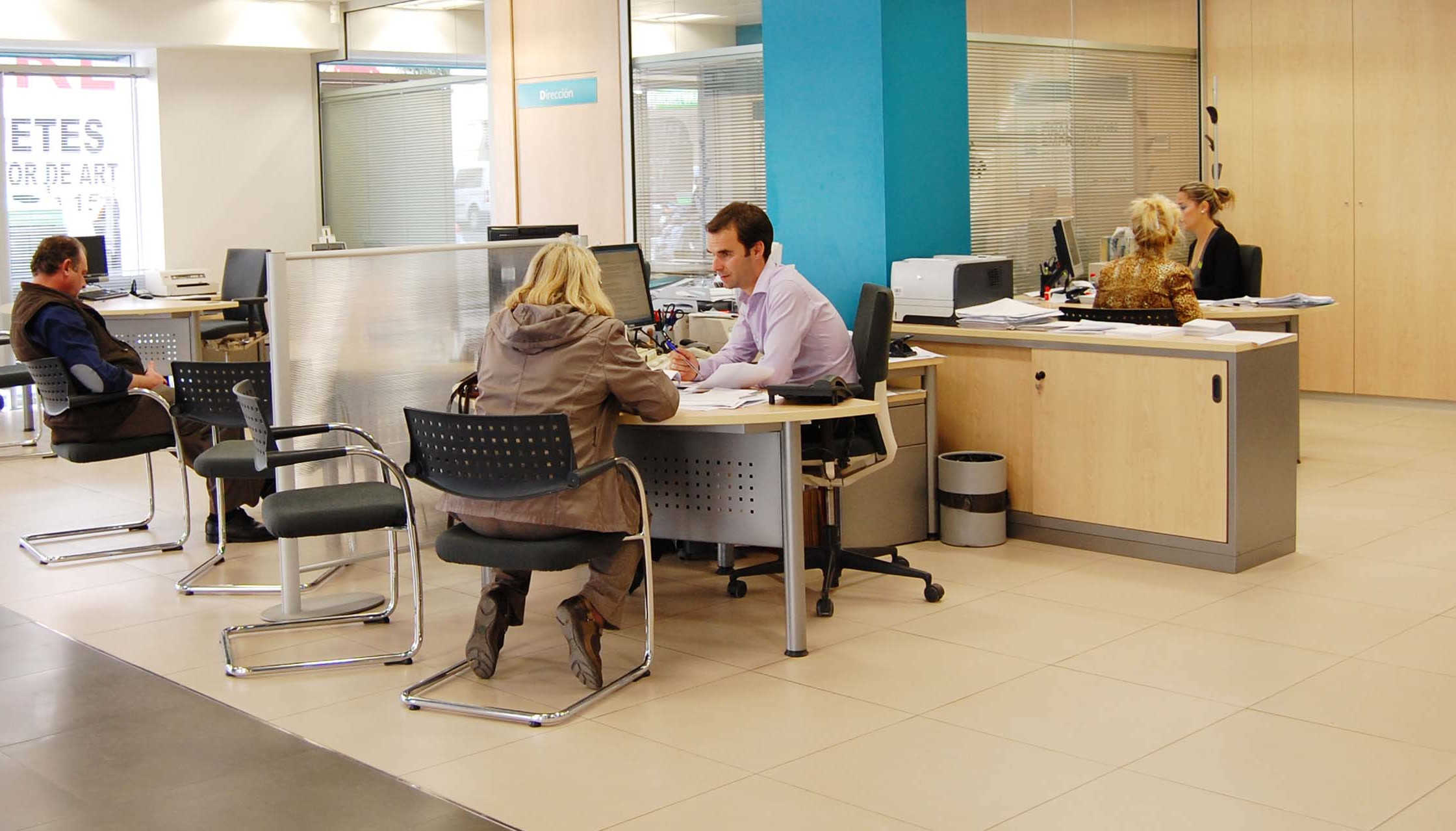 Oficina del Grupo Cooperativo Cajamar. - 