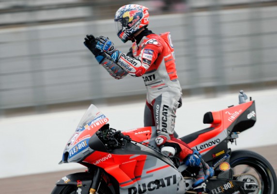 Cuarta victoria de Andrea Dovizioso en una carrera muy accidentada


