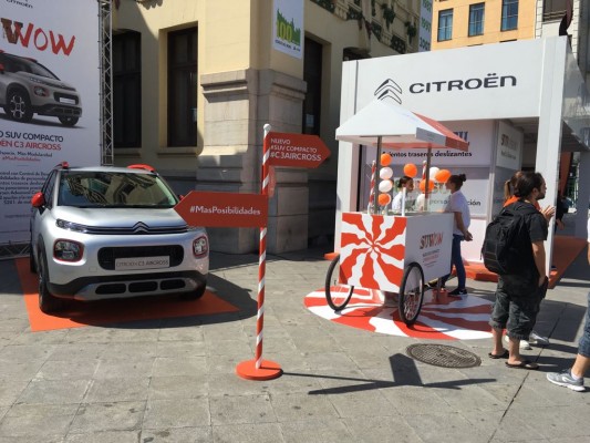 Citroën presenta en Valencia su nuevo SUV compacto C3 Aircross junto a los helados de Jordi Roca
