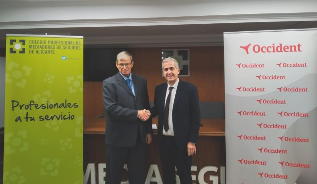 Occident y el Colegio de Mediadores de Seguros de Alicante firman un 
nuevo acuerdo de colaboración