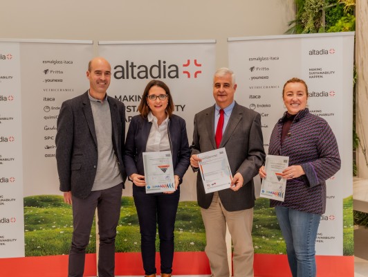 Grupo Altadia consigue las certificaciones más altas para todas sus plantas de producción españolas