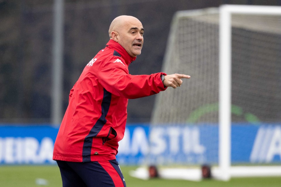 Gilsanz, técnico del Dépor, espera un partido 
