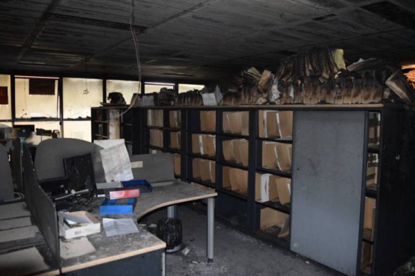El incendio registrado en la Ciudad de la Justicia de València daña 3.000 expedientes