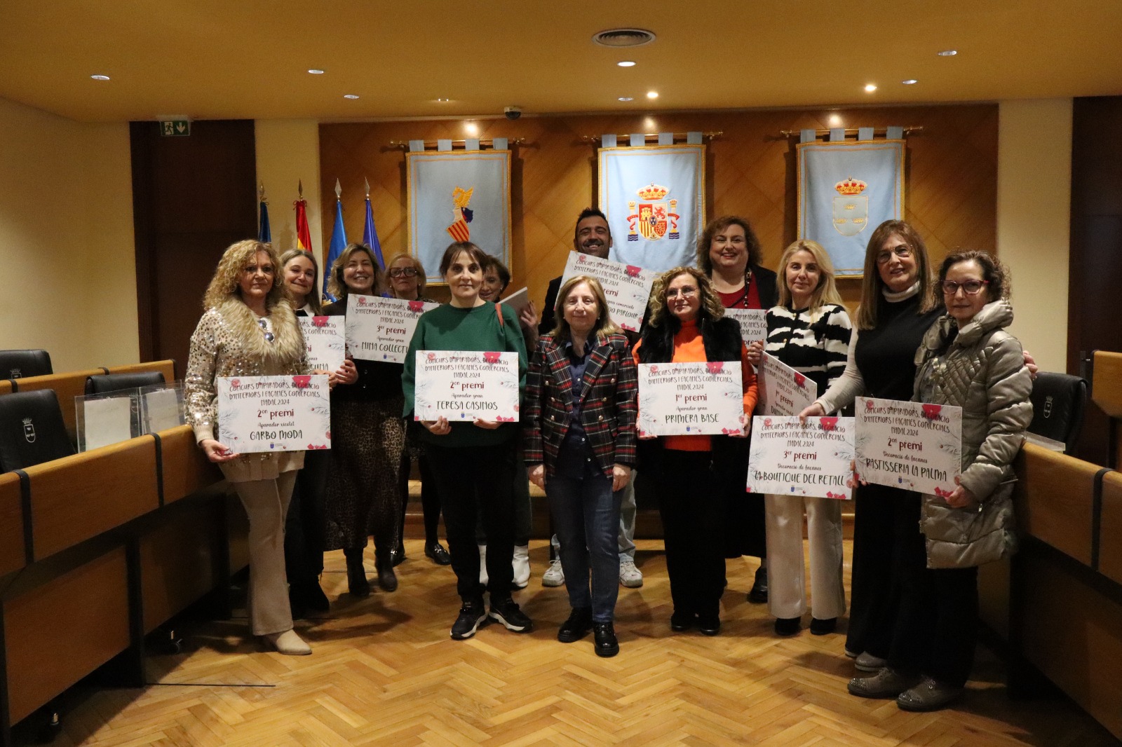 Burriana premia als guanyadors del tradicional Concurs d'Aparadors Nadalencs 