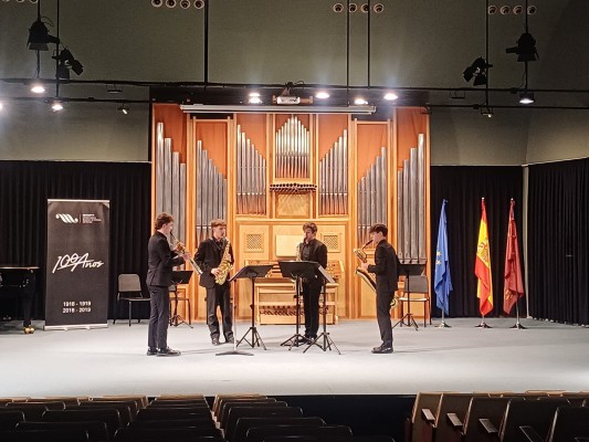 La Navidad suena a saxofón en el Museo Gaya: el Duvel Quartet ofrece un concierto este miércoles