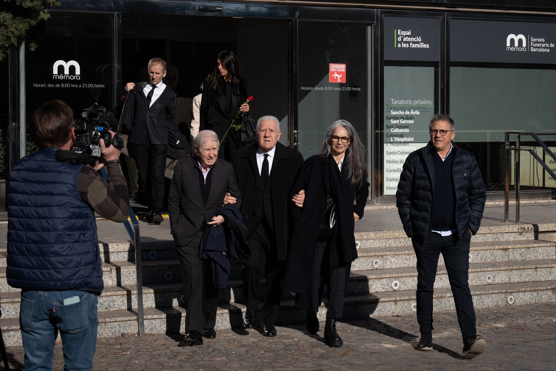 El mundo empresarial y político dice su último adiós al fundandor de Mango Isak Andic
