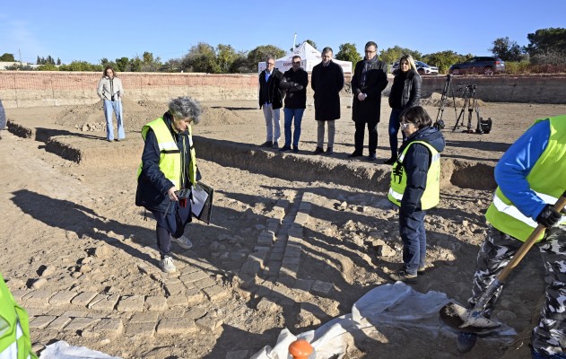 Nuevas excavaciones en la Alberca de Larache revelan que fue un jardín y no una balsa de riego 