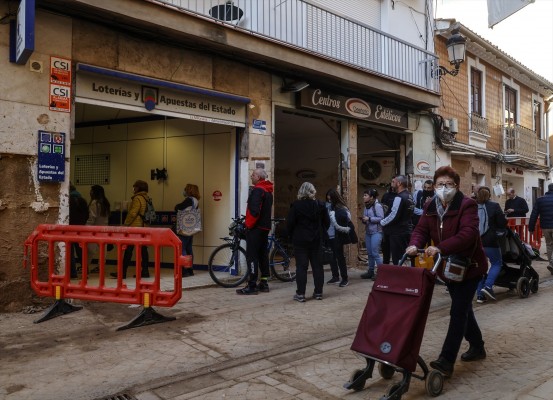 Los loteros auguran un incremento de las ventas, especialmente en la zona de la riada
