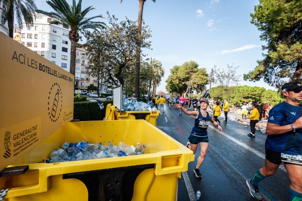 Medio y Maratón Valencia reciclan junto a Ecoembes más de 23 toneladas de residuos 