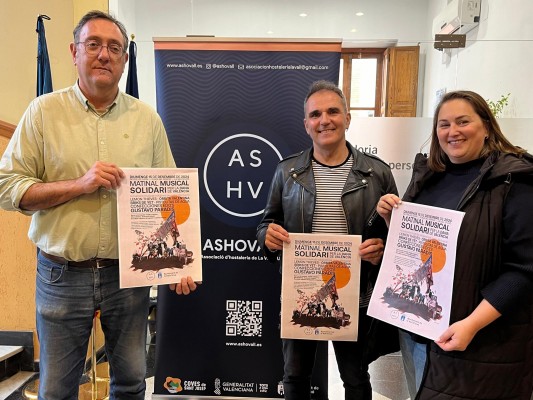 Ashovall impulsa una matinal musical solidaria para recoger fondos para los afectados por la DANA