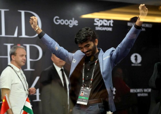 El indio Gukesh se convierte en el campeón del mundo más joven de la historia de ajedrez