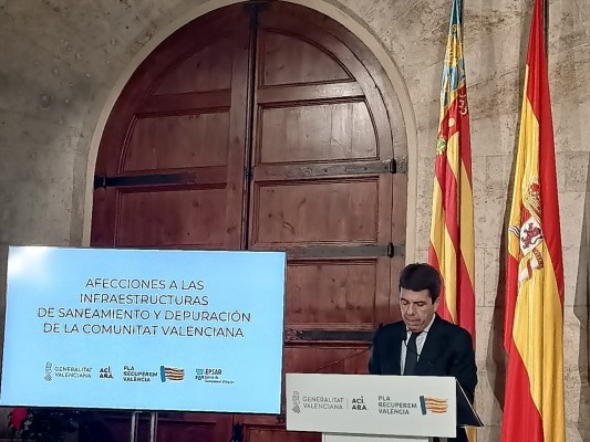 Todas las depuradoras dañadas por la Dana ya están operativas