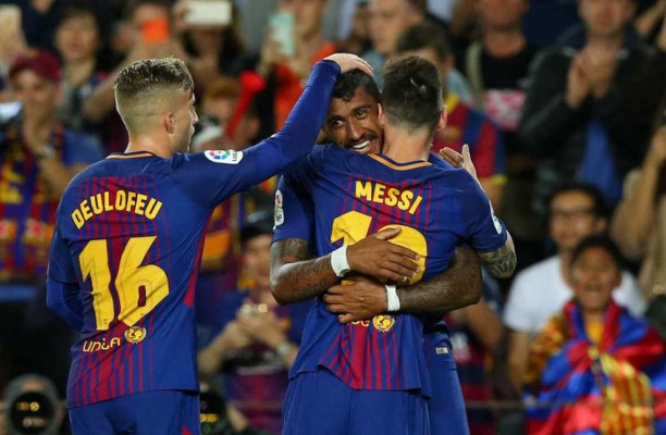 El Barça, con un póquer de Messi, se desmelena tras el descanso