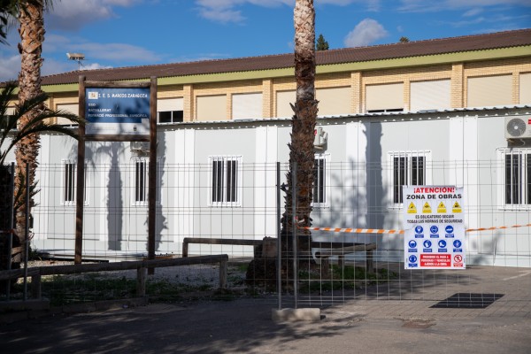 Educación instala más barracones en el IES Marcos Zaragoza de la Vila Joiosa