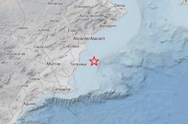 La costa de Cabo de Palos registra un terremoto de 3,1 grados