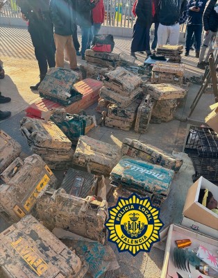 La Policía Local decomisa en el rastro herramientas robadas en empresas afectadas por la Dana