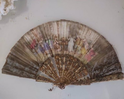 Las inundaciones por la Dana deterioran cerca de 80 abanicos del Museo del Palmito 