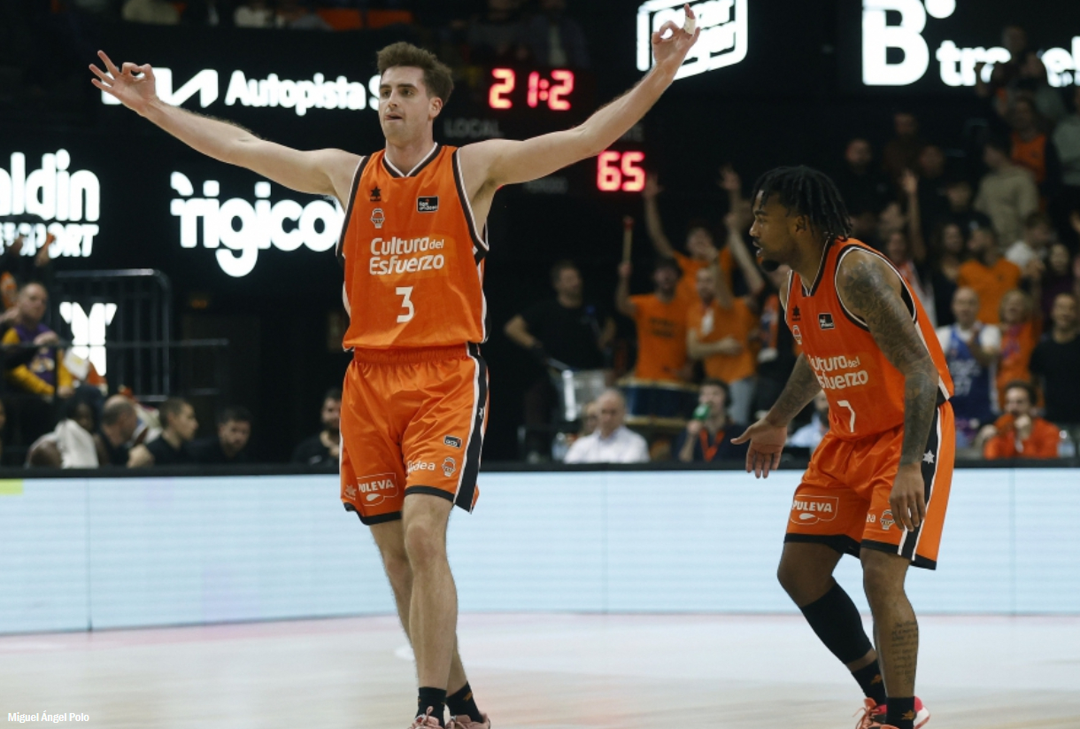 Valencia Basket afronta su cierre de primera vuelta en la Fonteta recibiendo al Covirán Granada