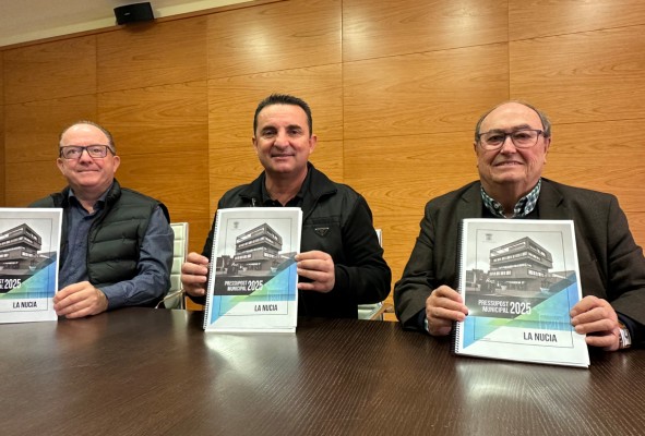 El presupuesto de La Nucía en 2025: 33,7 millones de euros y un aumento del 73% en inversiones