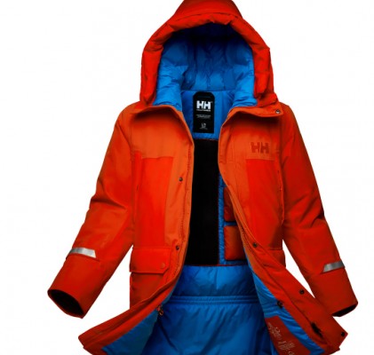 La nueva parca ártica Helly Hansen mejora la temperatura corporal