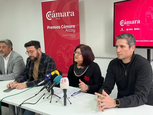 La cuarta edición de los Premios Cámara de Alcoy reconocerá a empresas y empresarios el 27 de febrero