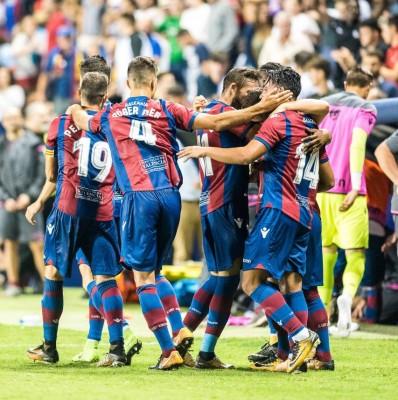 El Levante completa su mejor racha histórica de partidos con gol en Primera