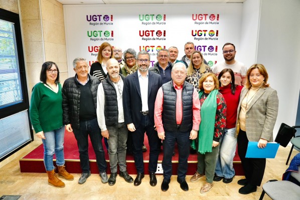 Jiménez, secretario general de UGT de la Región de Murcia, apoya a Lucas para presidir el PSRM-PSOE