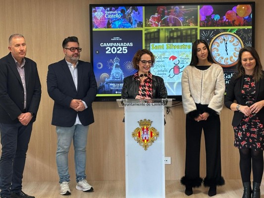 Castelló emulará a Madrid y despedirá el año a lo grande: música, pirotecnia y luz en la Puerta del Sol

