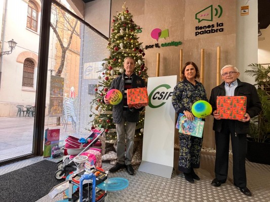 CSIF lanza una campaña de recogida de juguetes a beneficio de la parroquia de San Vicente Ferrer 