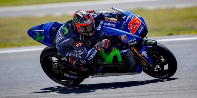 Maverick Viñales suma su quinta mejor clasificación del año, Rossi tercero