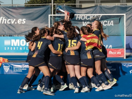 La Selección FHCV Sub-18, subcampeona de España 