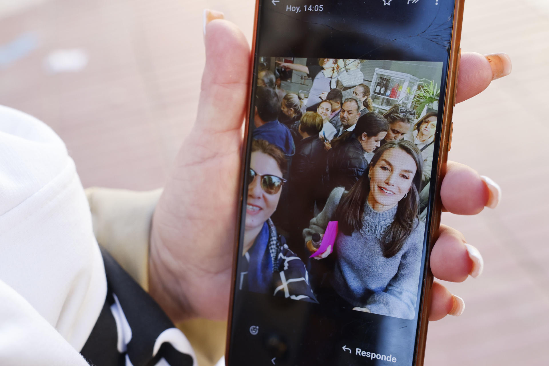 La alcaldesa de Catarroja muestra su enfado por la visita de la familia real sin avisar
