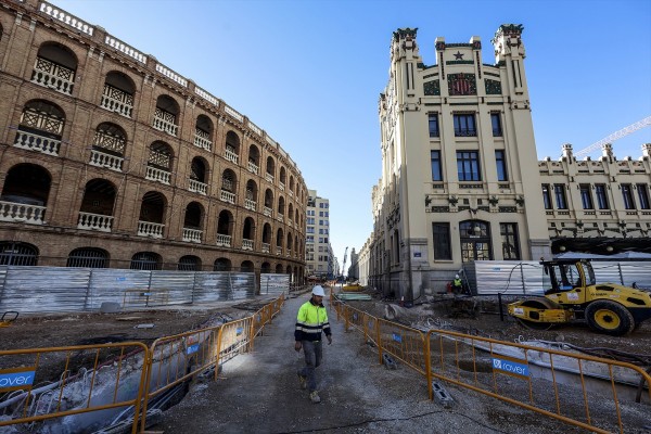 Vecinos de València denuncian la pérdida de 400 árboles para la ampliación del Metro
