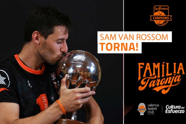 Van Rossom vuelve al Valencia Basket firmando por una temporada