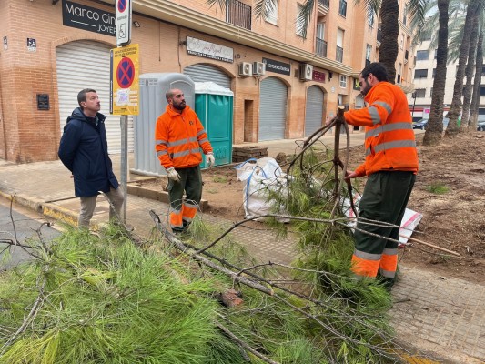 Catarroja prepara la reconstrucción de los parques dañados con criterios de sostenibilidad
