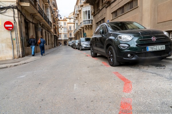 El plazo para renovar la tarjeta de residentes que permite estacionar en zona naranja en Cartagena finaliza el 31 de enero