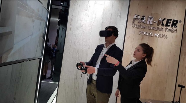 Las​ ​grandes​ ​compañías​ ​cerámicas​ ​apuestan​ ​por​ ​la Realidad​ ​Virtual​ ​española​ ​en​ ​Cersaie