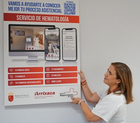 La Arrixaca crea una app para facilitar el primer contacto con el Hospital de Día Hematológico