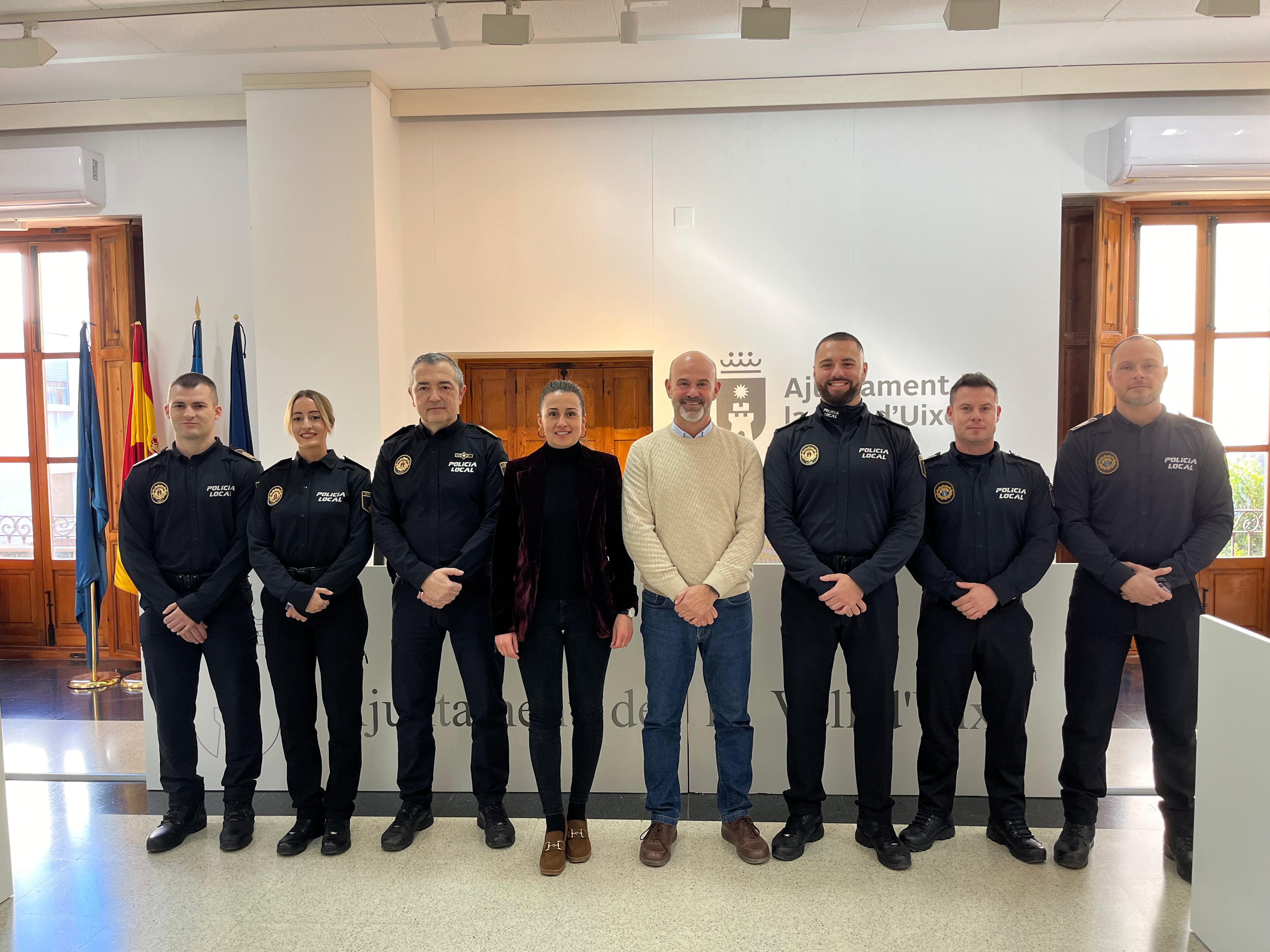 La Policia Local de la Vall d’Uixó incorpora sis nous agents i completa la seua plantilla al 100%

