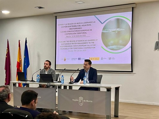 La Región se consolida como referente en la gestión del agua entre los países del Mediterráneo