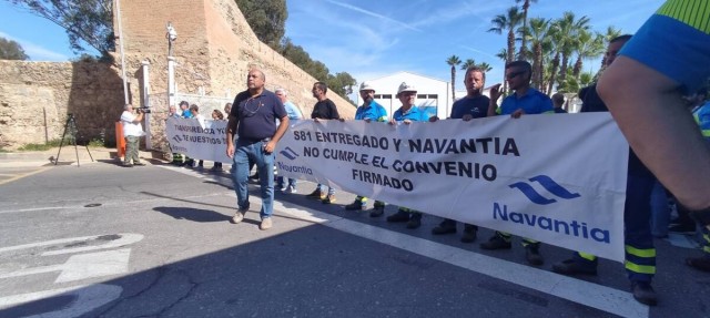 El comité de empresa de Navantia Cartagena reclama acceso a los registros horarios de la industria auxiliar

