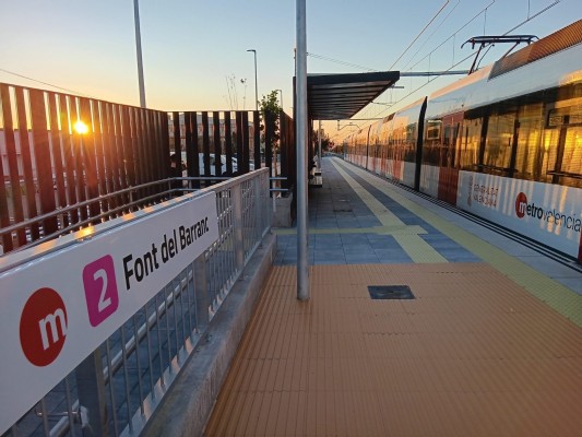 Las líneas 1, 2 y 7 de metro llegarán a València Sud la primera quincena de febrero