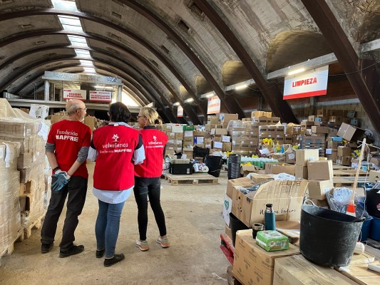 Mapfre y sus voluntarios forman parte de la recuperación de las zonas afectadas por la Dana