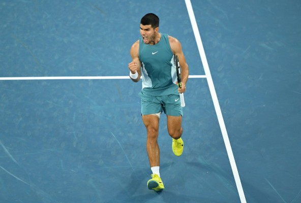Alcaraz acredita un 84,7% de triunfos en Grand Slam y un 76,8% en el resto de torneos

