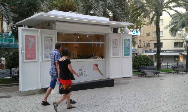 Los helados artesanales de la 'startup' LaNeu aterrizan en Soto con un quiosco 'vintage'