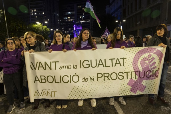 Manifestación por el 25N en València 2024 (Fotos: Eva Máñez)
