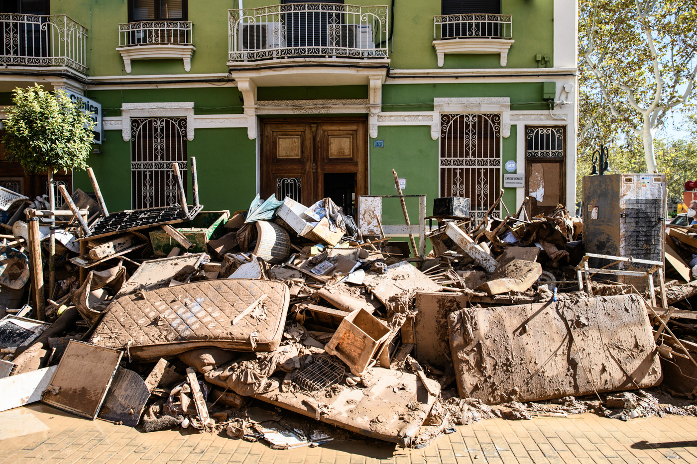 Imagen de archivo de Aldaia tras la Dana.