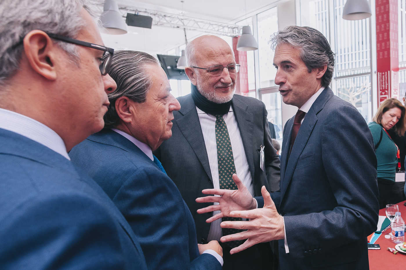 Vicente Boluda, Juan Roig e Íñigo de la Serna, en una de las visitas a València del ministro. Foto: KIKE TABERNER - 